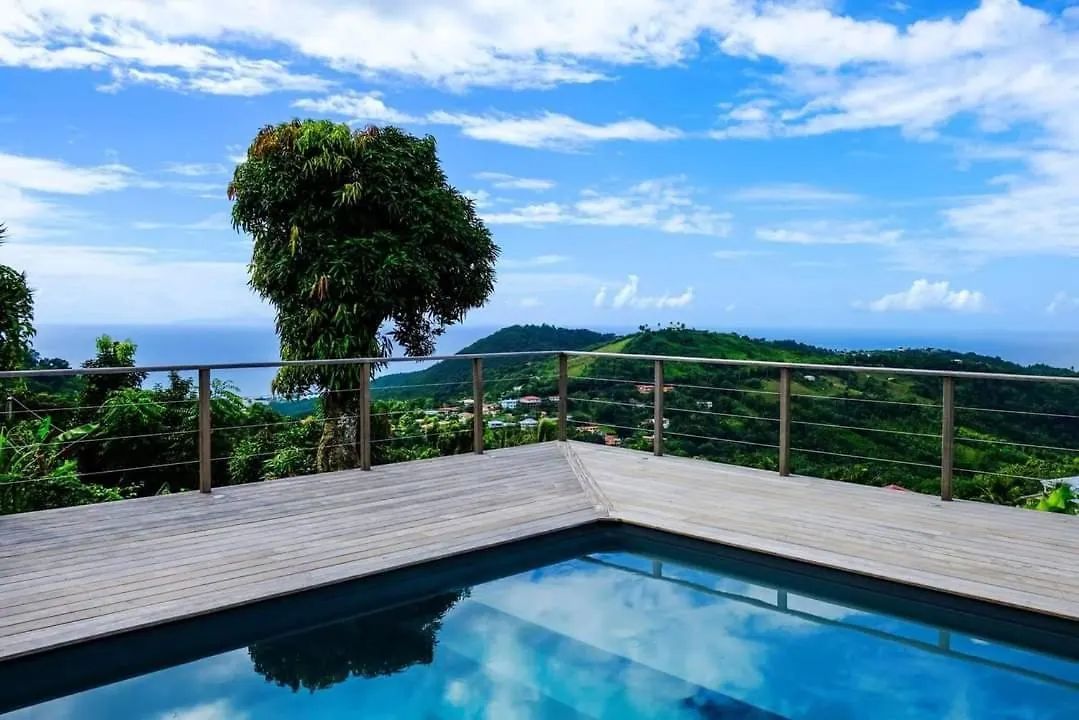 Villa Bellevue Et Piscine Vue Mer Sur Le Diamant Sainte-Luce Martinique